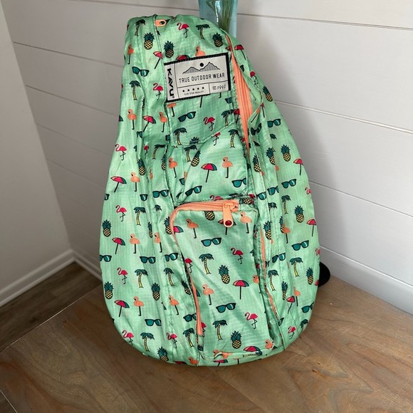 Kavu Bags Kavu Rope Sling Backpack Beach Party Bag Rip Stop